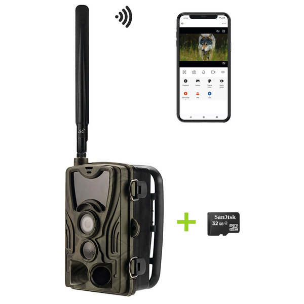 Wildtierkamera 4G-LTE (inkl. Speicherkarte)